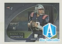 2021 Playoff Mac Jones Behind The Numbers RC